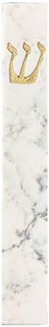 AS Mezuzot Quartz Mezuzah Case with Engraved Shin Design