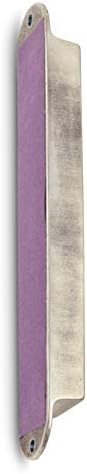 AJDesign Iris Collection Handcrafted Pewter Mezuzah Case Gold Floral