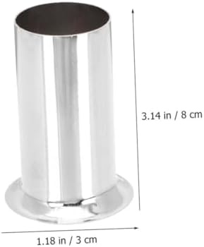 Zerodeko 4pcs Iron Chandelier Base Sleeves for Candle Light Covers