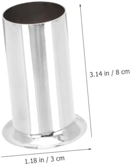 Happyyami 4pcs Iron Chandelier Lamp Base Sleeves Covers