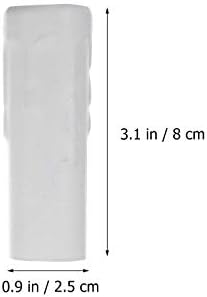 Beaupretty White Candle Light Socket Covers 6pcs