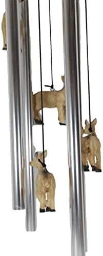 Ebros Gift Forest Family Deer Wind Chime Decor