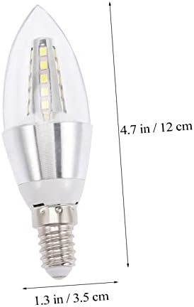 Veemoon 2pcs LED Candle Bulbs E27 Light Source Decorative