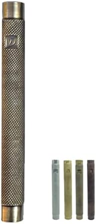 AS Brass Mezuzah Case With Scroll 9 Inches