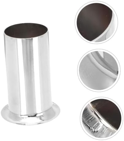 Zerodeko 4pcs Iron Chandelier Base Sleeves for Candle Light Covers