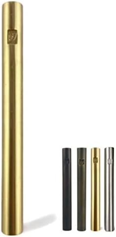AS Brass Mezuzah Case With Scroll Gold 9 Inches 1