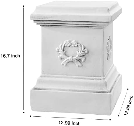 TOETOL Garden Outdoor Statues Plinth Base Riser 167 Inch