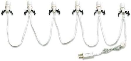 Department 56 Village Collection 6 Socket Light Set White 108 Inch