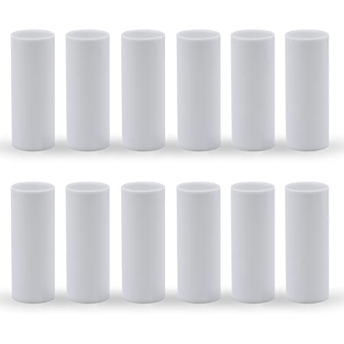 GooChan 3 Inch White Candle Cover Sleeves 12-Pack
