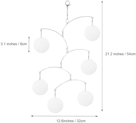 DIY Hanging Mirror Outdoor Wind-Chime Bird Deflector