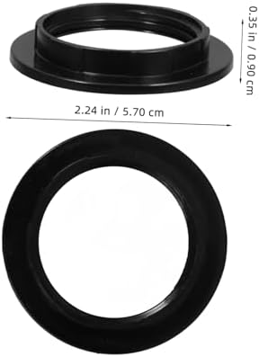 Light Socket Shade for E27 Fixtures Universal Lamp Holder Collar Ring