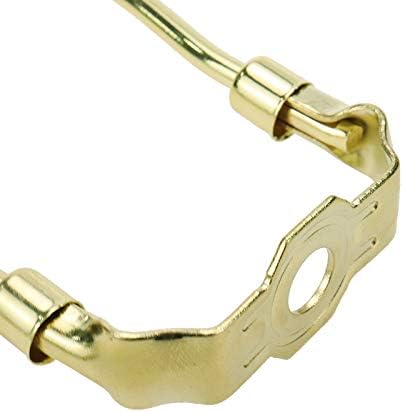 LC LICTOP 5 Inch Gold Lamp Harp Holder Set of 2