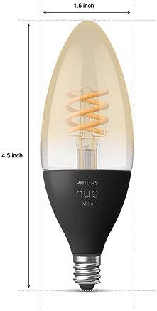 Philips Hue White Ambiance Filament E12 Candle Bulb
