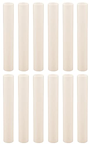 Creative Hobbies 6 Inch Cream Candle Covers Set of 12