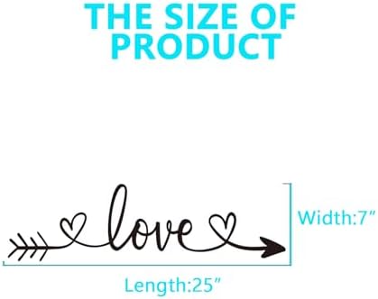 AnFigure Love Quotes Wall Stickers - Inspirational Vinyl Art for Couples