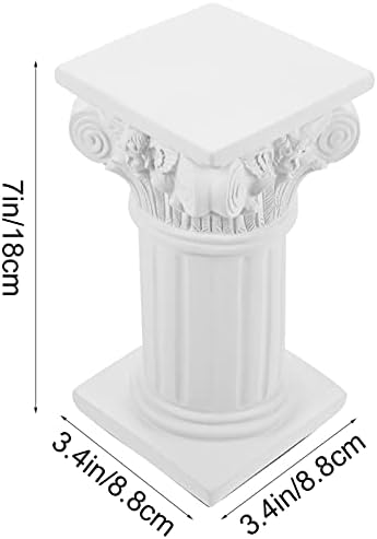 NUOBESTY Roman Column Statue Resin Outdoor Decor