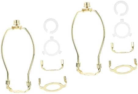 HOMSFOU 2Set Lamp Shade Holder Frame Harp Kit