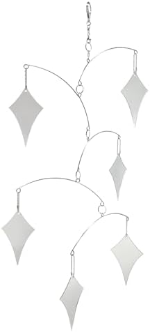 DIY Hanging Mirror Wind Chime Bird Deflector
