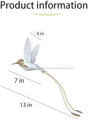 Decorative Flying Hummingbird Wall Art 3 Pack