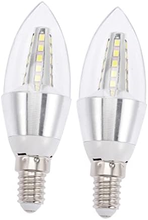 Veemoon 2pcs LED Candle Bulbs E27 Light Source Decorative
