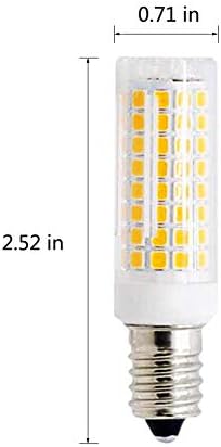 10W E12 Dimmable LED Candelabra Bulbs 3000K Warm White 80W Equivalent 6 Pack