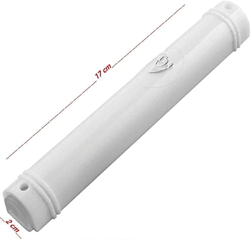 Wholesale Mezuzah Case Holder 25 pcs White Gold SHIN