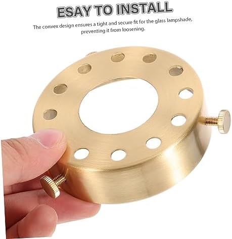 Copper Lamp Shade Ring Adapter for Table Lamps and Ceiling Fixtures