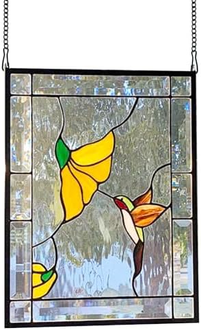 10 Pcs 20 Inch Black Stained Glass Hanging Chain