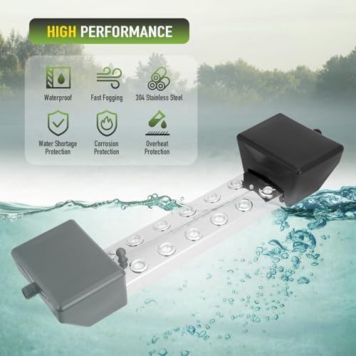 Ultrasonic Fogger Mist Maker 12 Head with 400W Power Supply and Floats