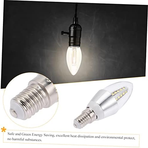 Veemoon 2pcs LED Candle Bulbs E27 Light Source Decorative