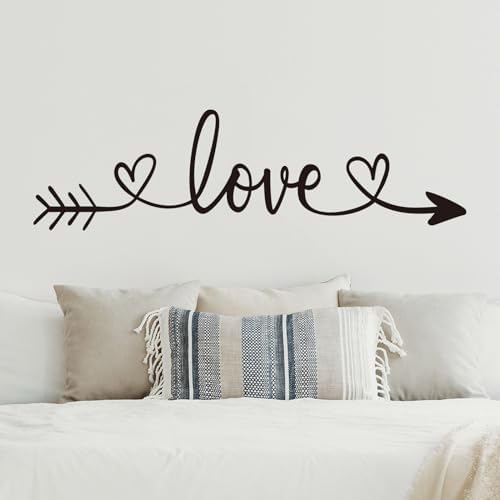 AnFigure Love Quotes Wall Stickers - Inspirational Vinyl Art for Couples