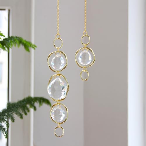 Healing Crystal Suncatchers 2 Pack Rainbow Maker