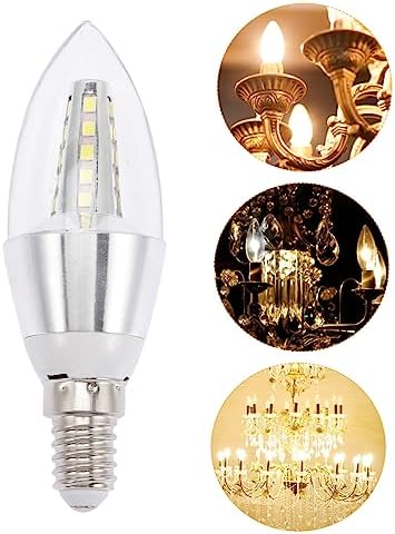 Veemoon 2pcs LED Candle Bulbs E27 Light Source Decorative