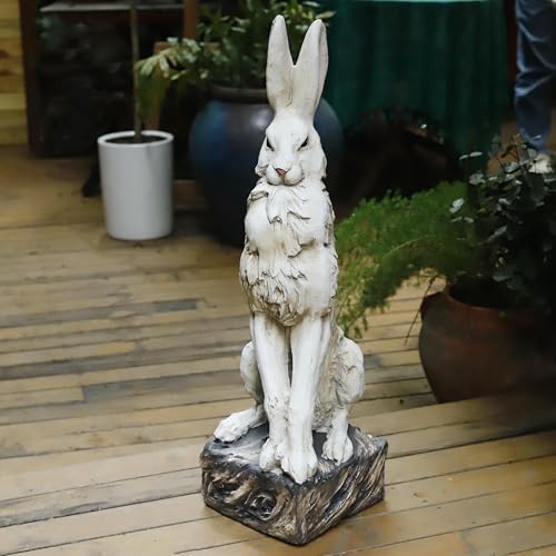 Realistic Large Rabbit Statue Garden Decor 30 High