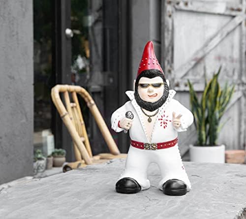Large Resin Gnome Garden Statue Outdoor Decor