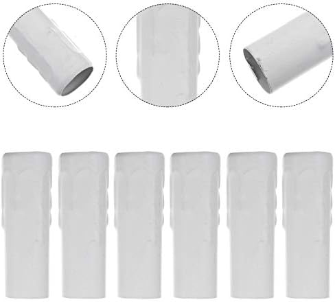 Beaupretty White Candle Light Socket Covers 6pcs