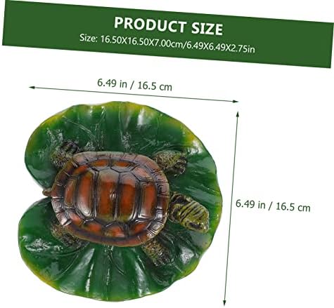 Floating Turtle Pond Decor Resin Sculpture