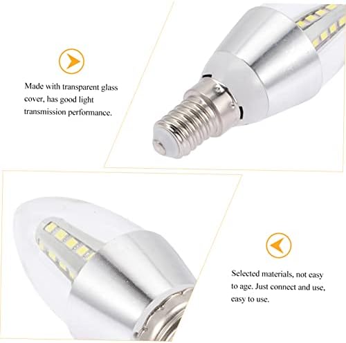 Veemoon 2pcs LED Candle Bulbs E27 Light Source Decorative