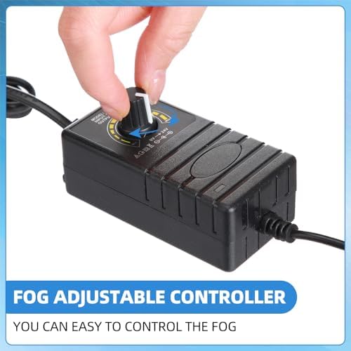 Maitys 2 Pcs Ultrasonic Fog Machine with LED Lights