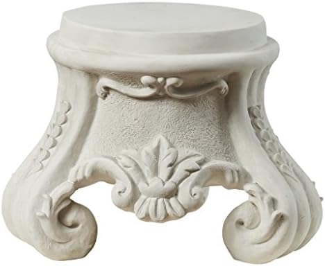 Design Toscano KY0631 Rococo Plinth Faux Stone