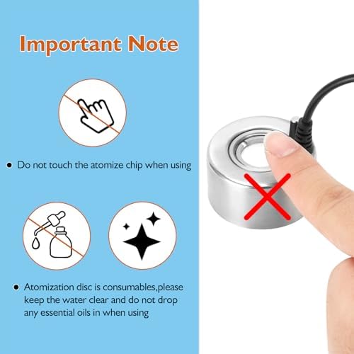 AGPTEK Aluminum Mini Mist Maker Fogger
