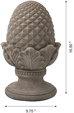 Glitzhome Artichoke Garden Statue 165 Inch