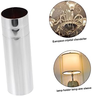 2Pcs Crystal Chandelier Lamp Base Covers for Elegant Lighting Replacement