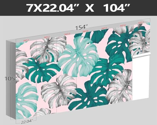 Xmpmbm Tropical Leaf Wall Mural Large Decorative Wallpaper