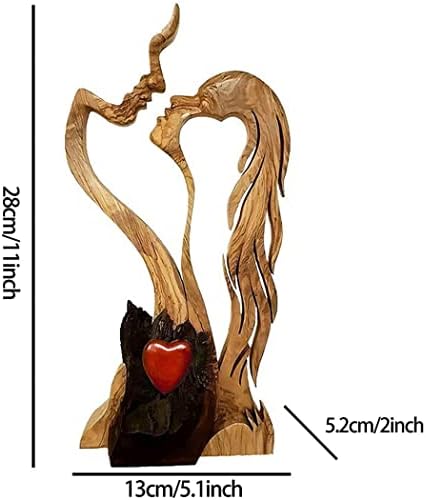YUDIZWS Love Eternal Wood Ornaments for Home Decor