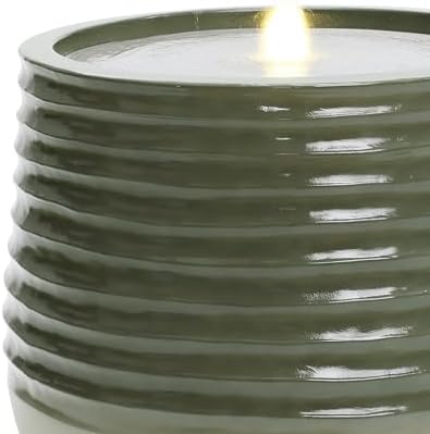 LuxenHome 20 Inch Water Fountain with LED Light 1