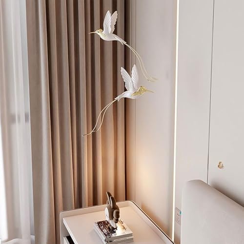 Decorative Flying Hummingbird Wall Art 3 Pack