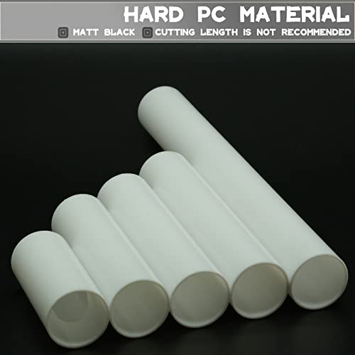 GooChan 3 Inch White Candle Cover Sleeves 12-Pack