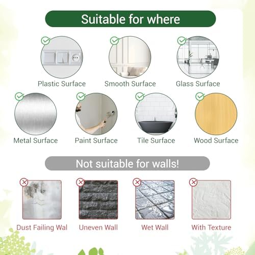 Green Plants Leaves Wall Decals Peel and Stick