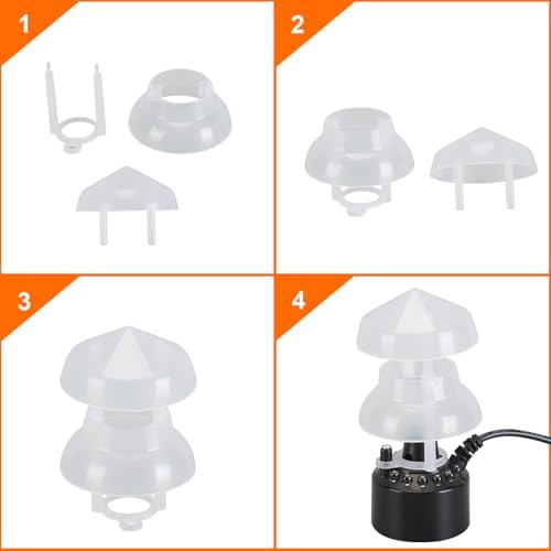 FITNATE Mist Maker with 12 LED Lights